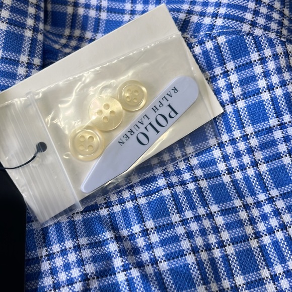 (203)NWT Mens long sleeve casual shirt by Polo Ralph Lauren. Size 15–32/33. - Picture 7 of 10